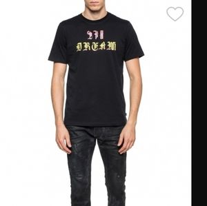 Diesel black tee with graphic, size large